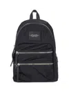 Marc Jacobs Large Black Nylon Backpack With Leather Accents In Black