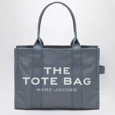 Marc Jacobs Large Blue Shadow Canvas Tote Bag Women