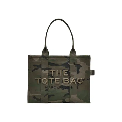Pre-owned Marc Jacobs Large Camo Jacquard Tote Bag 'camo/multicolor' | Multi-color | Women's Size Onesize