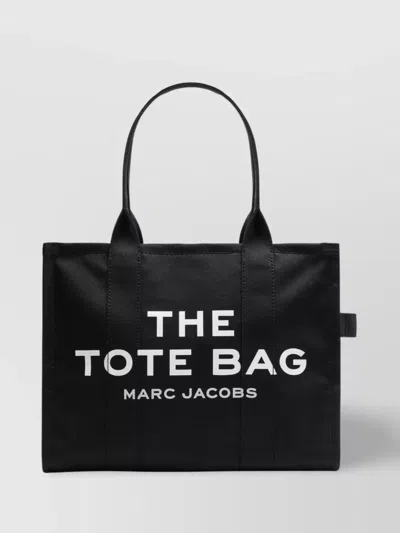 Marc Jacobs Large Canvas Tote Bag In Black