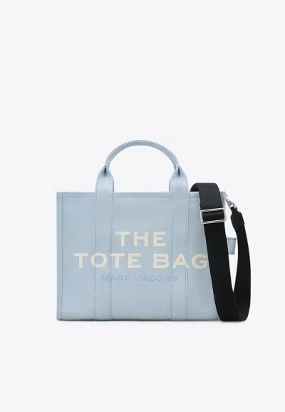 Marc Jacobs Large Canvas Tote Bag In Sky Blue