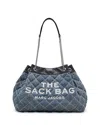 Marc Jacobs The Quilted Denim Large Chain Sack Bag