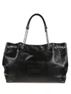 Marc Jacobs Large Chain Sack Bag In Full-grain Leather