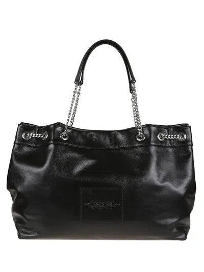 Marc Jacobs Large Chain Sack Bag In Full-grain Leather
