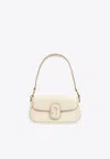 Marc Jacobs Large Clover Leather Shoulder Bag In Cream
