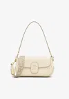 Marc Jacobs Large Clover Leather Shoulder Bag In White