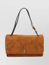 Marc Jacobs The Large Dual Suede Shoulder Bag In Brown