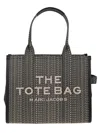 Marc Jacobs Large Jacquard Shopper Bag With Versatile Leather Handles
