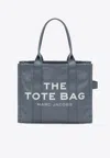 Marc Jacobs Blue Shadow Canvass Large Tote In Blue