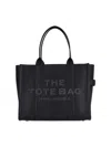 Marc Jacobs Large Logo Tote Bag In Black