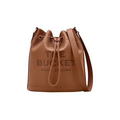 Pre-owned Marc Jacobs Large Shoulder Bucket Bag 'argan Oil' | Tan | Women's Size Onesize