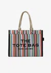 Marc Jacobs The Large Stripe Mesh Rope Tote Bag In Multi