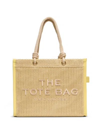 Marc Jacobs Large The Tote Bag Woven-rope Tote Bag In Nude