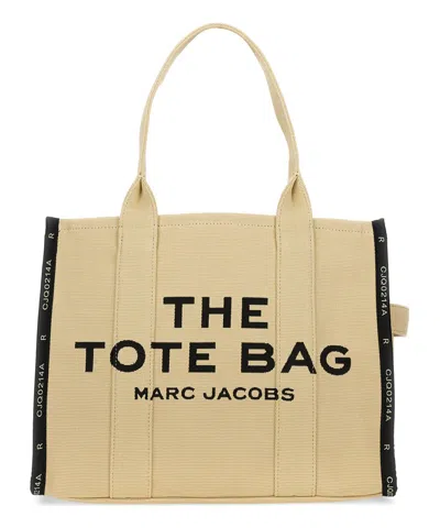 Marc Jacobs Large Tote Bag In Beige