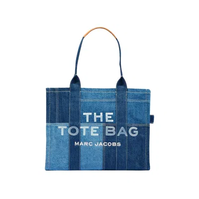 Pre-owned Marc Jacobs Large Tote Bag 'blue Denim' | Women's Size Onesize