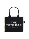 Marc Jacobs Black Canvas The Tote Shopping Bag