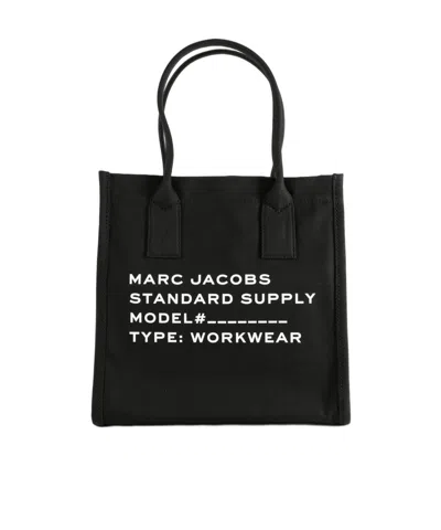 Marc Jacobs Large Tote Canvas Standard Supply Bag In Black