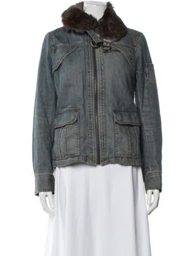 Pre-owned Marc Jacobs Late 1990's - Early 2000's Denim Jacket In Blue