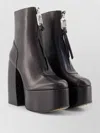 Marc Jacobs The Gigi Platform Ankle Boots In Black