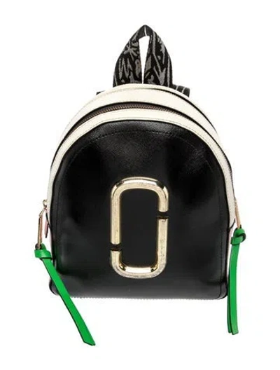 Pre-owned Marc Jacobs Leather Backpack In Black