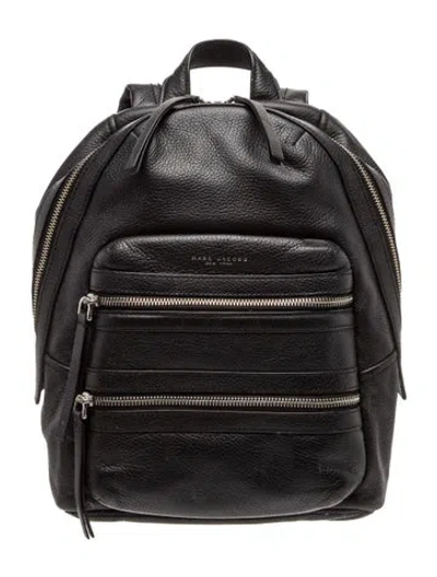 Pre-owned Marc Jacobs Leather Backpack In Black