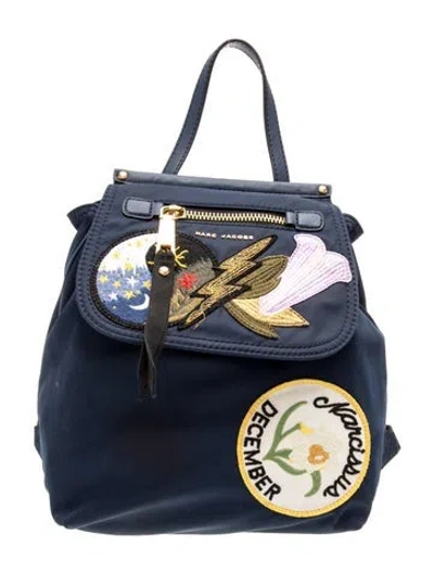 Pre-owned Marc Jacobs Leather Backpack In Black