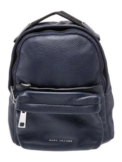 Pre-owned Marc Jacobs Leather Backpack In Blue
