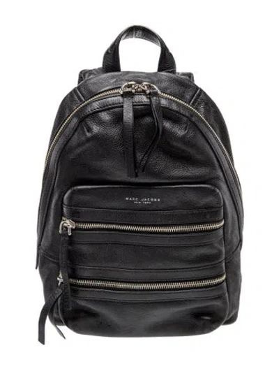 Pre-owned Marc Jacobs Leather Backpack In Blue