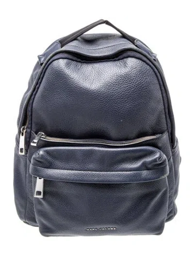 Pre-owned Marc Jacobs Leather Backpack In Blue