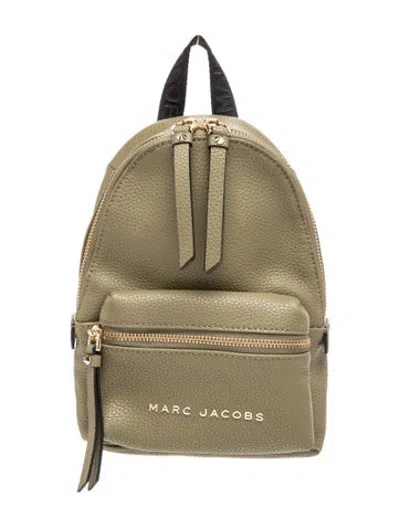 Pre-owned Marc Jacobs Leather Backpack In Green