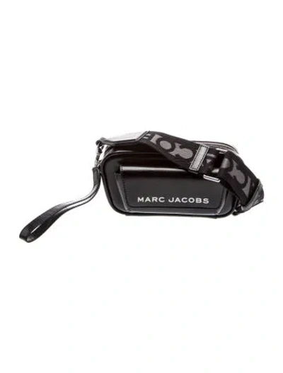 Pre-owned Marc Jacobs Leather Belt Bag In Black
