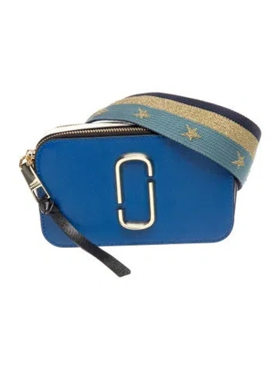 Pre-owned Marc Jacobs Leather Belt Bag In Blue
