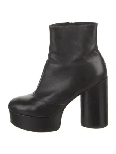 Pre-owned Marc Jacobs Leather Boots In Black