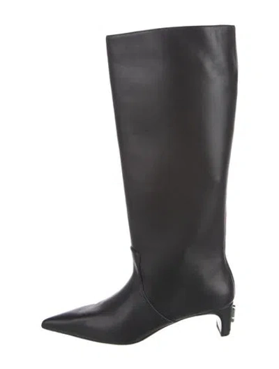 Pre-owned Marc Jacobs Leather Boots In Black