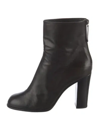Pre-owned Marc Jacobs Leather Boots In Black