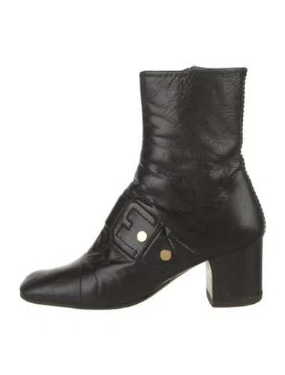 Pre-owned Marc Jacobs Leather Boots In Black