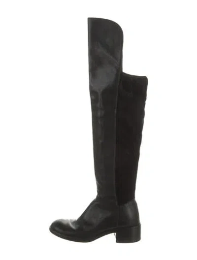 Pre-owned Marc Jacobs Leather Boots In Black