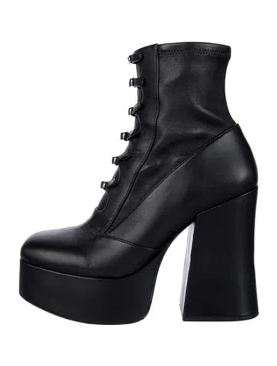 Pre-owned Marc Jacobs Leather Boots In Black