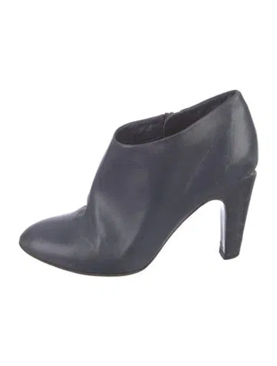 Pre-owned Marc Jacobs Leather Boots In Blue