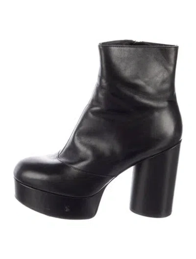 Pre-owned Marc Jacobs Leather Boots In Blue