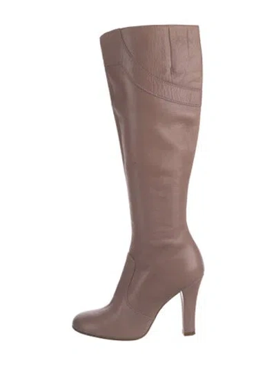 Pre-owned Marc Jacobs Leather Boots In Pink