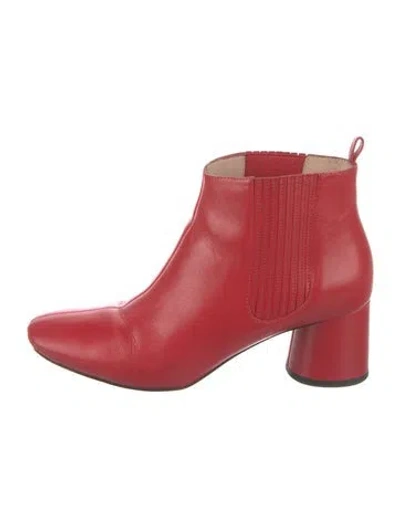 Pre-owned Marc Jacobs Leather Boots In Red
