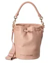 Marc Jacobs Leather Bucket Bag In Pink