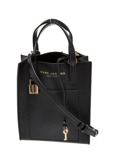 Pre-owned Marc Jacobs Leather Bucket Bag In Black