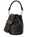 Marc Jacobs Leather Bucket Bag In Black