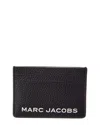 Marc Jacobs Leather Card Case In Black