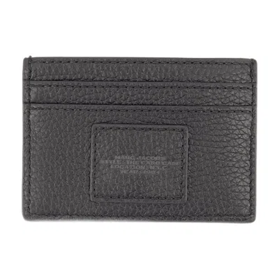 Marc Jacobs Leather Card Case In Black