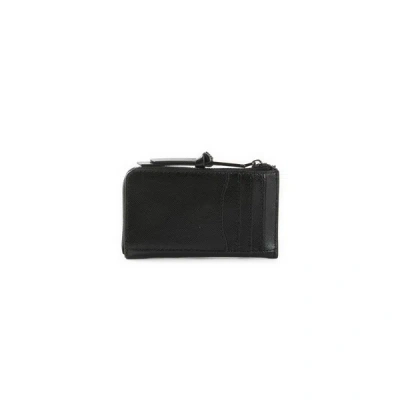 Marc Jacobs Leather Card Holder In Blue