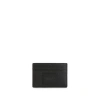 Marc Jacobs Compact Textured Leather Card Case In Black