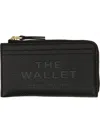 Marc Jacobs Top Zip Multi Wallet With Key Ring Attachment In Black